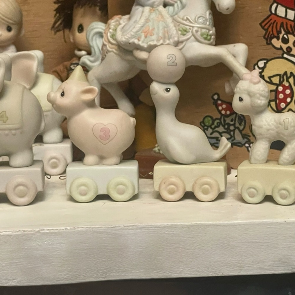 Precious Moments Birthday Train Figurines #1–6 - Picture 3 of 7